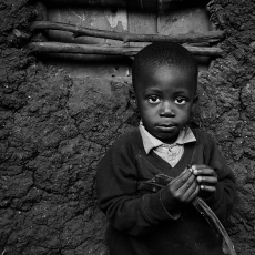 Kibera boy © by Syed Rizvi