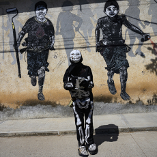 Los Diablos Aceitados- The Oiled Devils © by Marcy Cohen