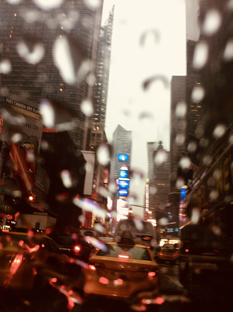 Times Square Raindrops Times Square Raindrops