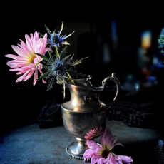Tiny Pitcher with Flowers