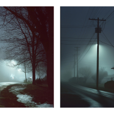 Untitled (Suburban Twilight III & IV, Diptych) © byNoah Tavares