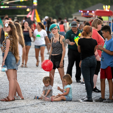 THe Line at Logan County Fair © by Kris Craig