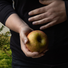 Sara and the Apple © by Marcy Juran