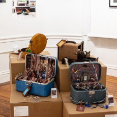 Installation View: The Suitcase Series