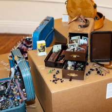 Installation View: The Suitcase Series