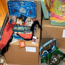 Installation View: The Suitcase Series