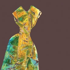 Marky Kauffmann - Green and Blue Sea Dress