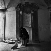 Woman with Broom 1978
