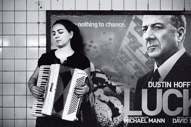 14th Street Subway Accordionist and Dustin Hoffman 14th Street Subway Accordionist and Dustin Hoffman